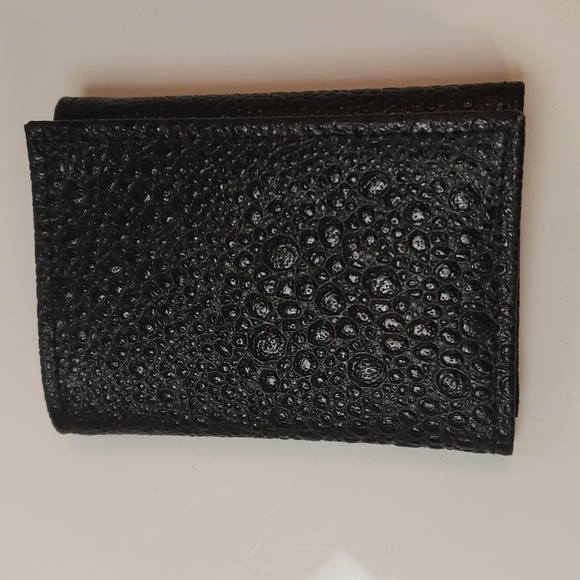 Other - Men's Black Leather Wallet
